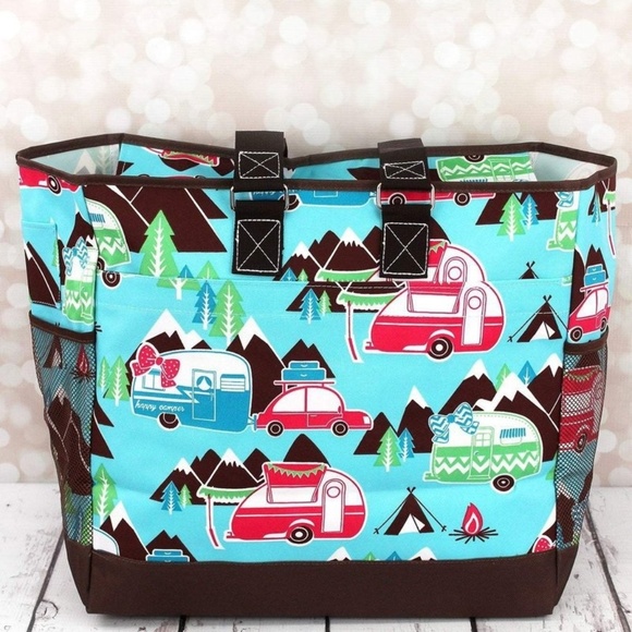 Handbags - HAPPY CAMPER EVERYDAY LRG ORGANIZER TOTE W/ZIP TOP